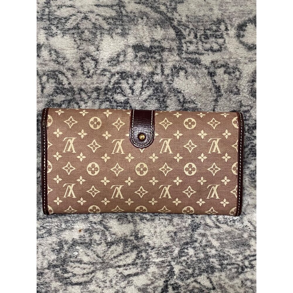 Louis Vuitton Sepia Monogram Idylle Canvas Sarah Wallet with Chain Strap - Picture 4 of 11
